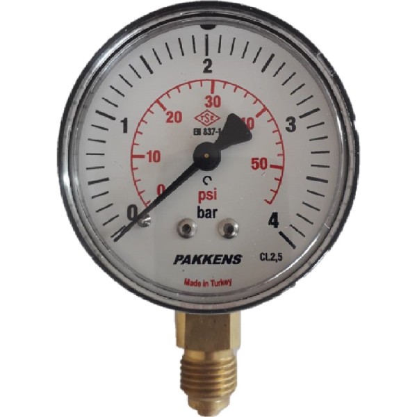 PAKKENS - Q63 Çap Manometre (G1/4 - KL2,5)