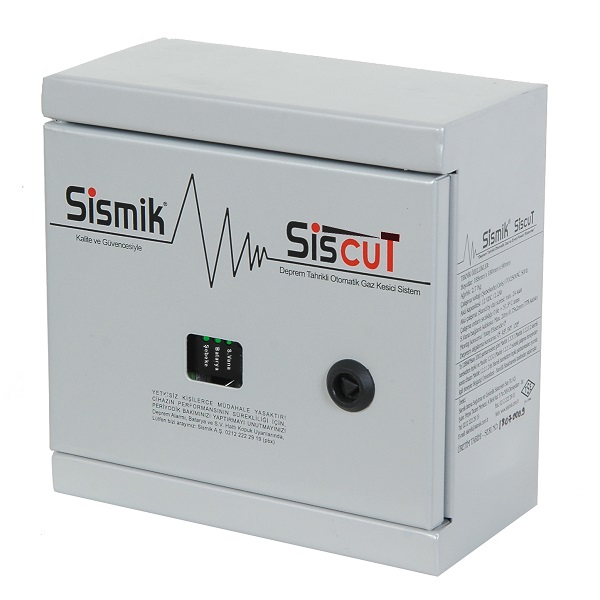 SİSMİK SisCuT Elektronik Deprem Sensörü 12V - Bina İçin